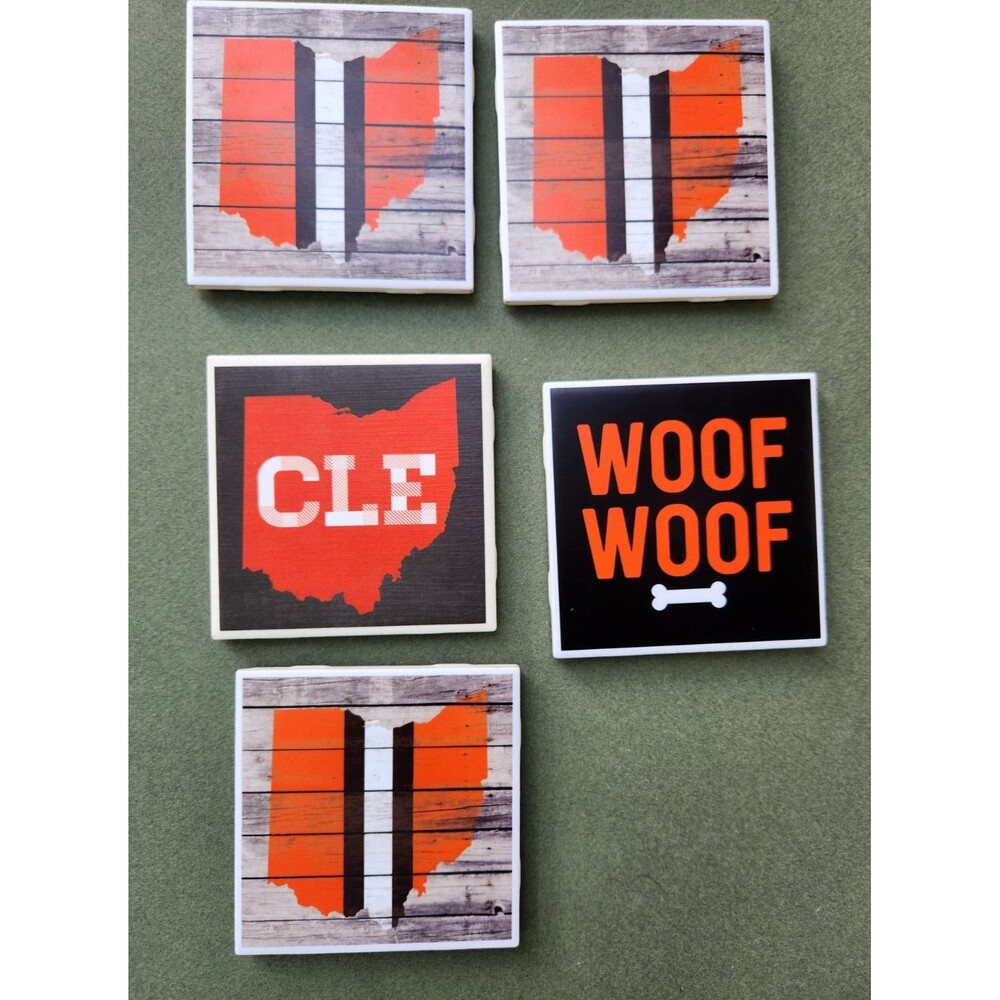Cleveland Browns Football Coasters NFL